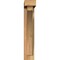 Ekena Millwork Thorton Block Rough Sawn Bracket w/ Offset Brace, Western Red Cedar, 4"W x 14"D x 22"H BKT0402X14X22THR05RWR - alternate 4